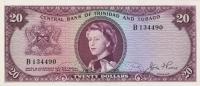 p29a from Trinidad and Tobago: 20 Dollars from 1964